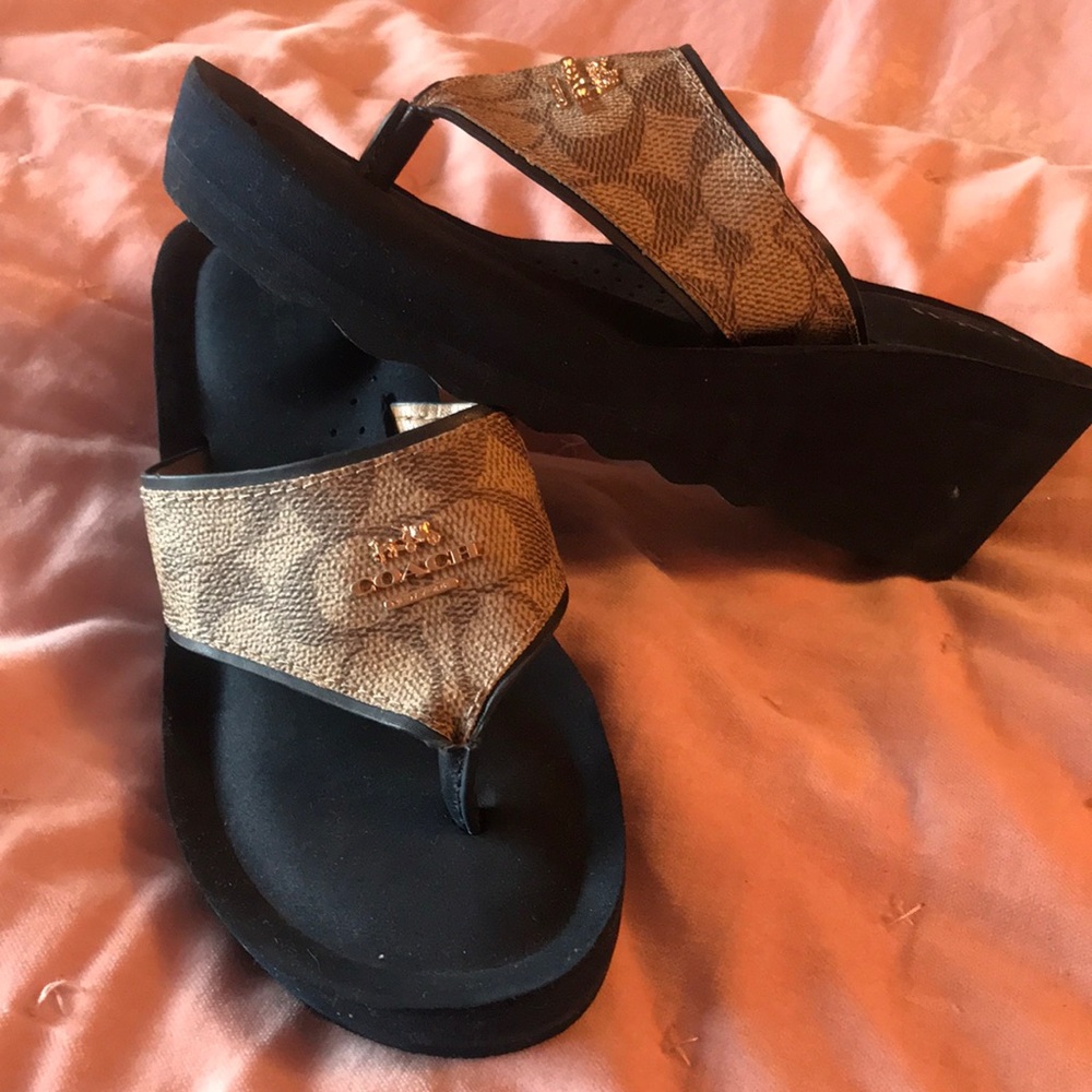 Authentic Coach Wedges (5)